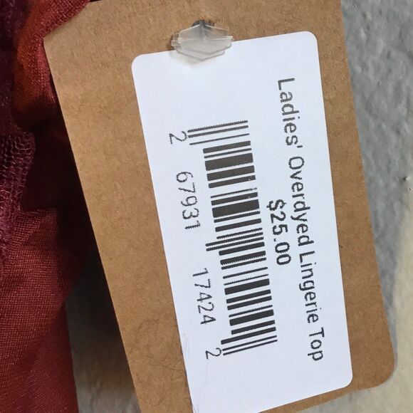 NWT burnt orange satin cami adjustable straps fairy cottagecore witchy y2k S - Picture 3 of 5